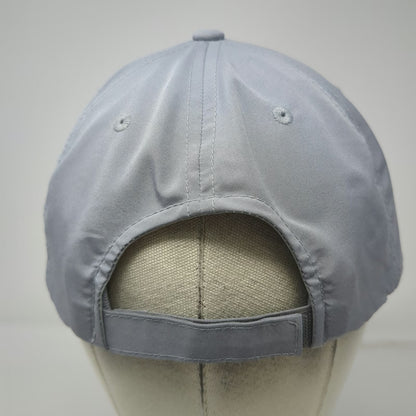 Reebok Baseball Cap Gray One Size Tonal Logo Performance Strapback Athletic Hat