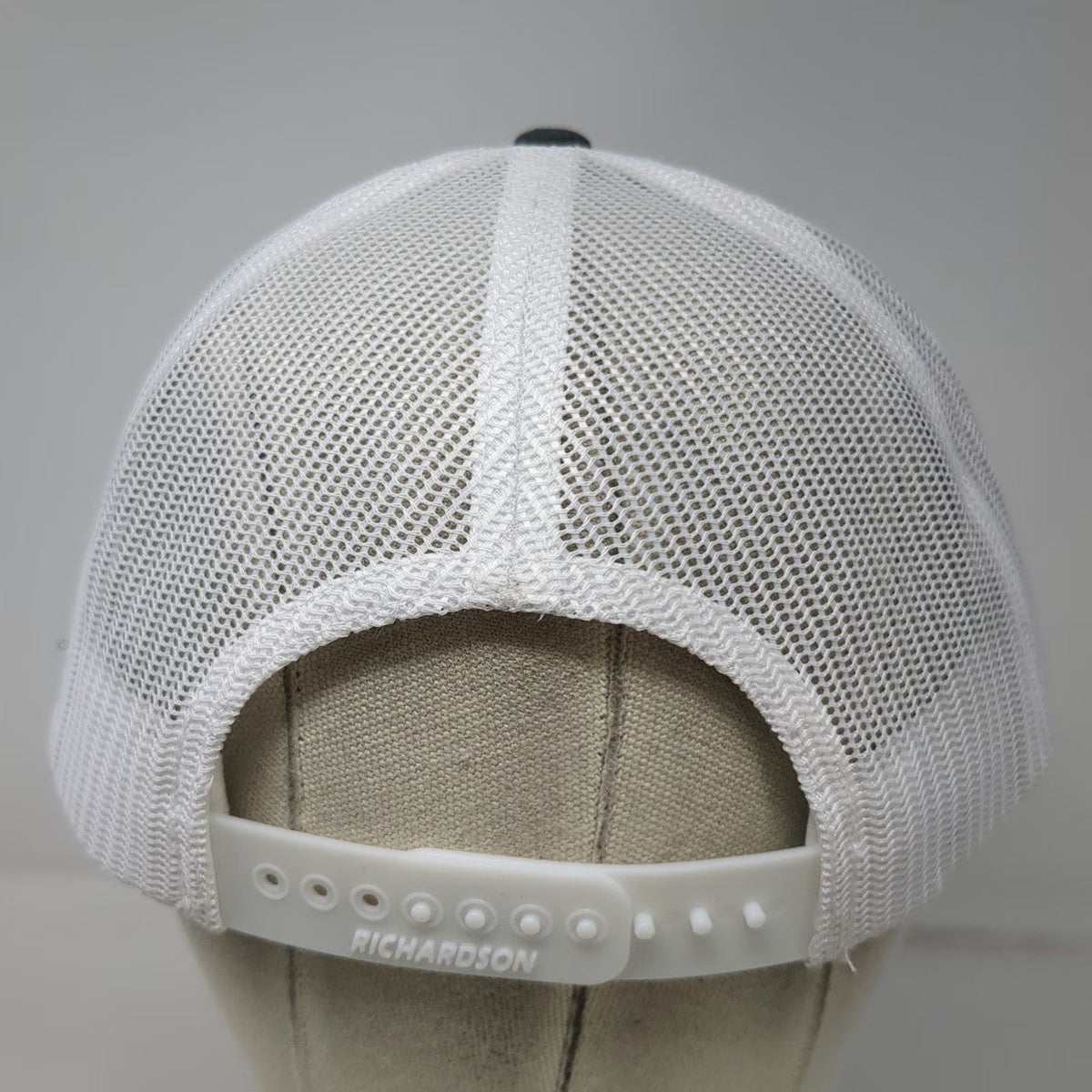 Richardson Trucker Hat Gray One Size Valley Wide Cooperative Mountain Snapback