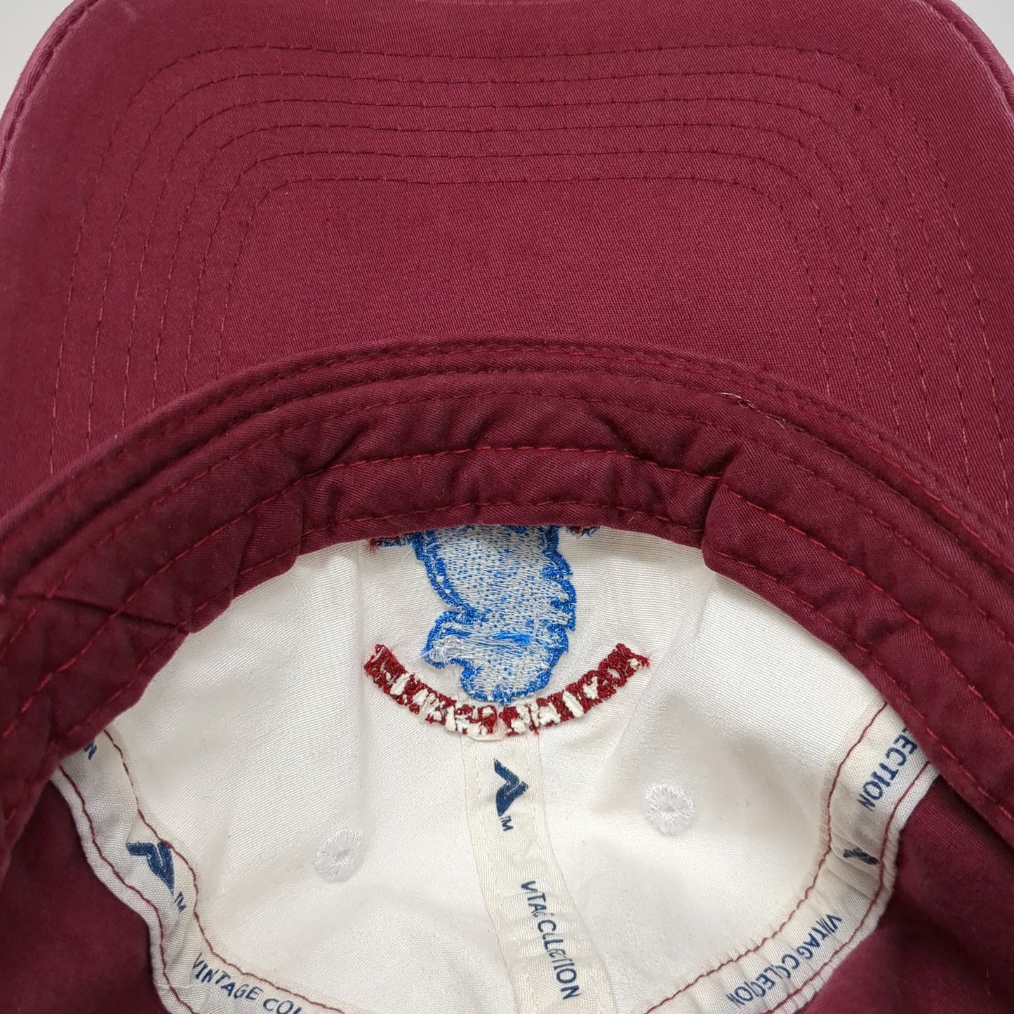 Pacific Headwear Baseball Cap Red OSFM Fairleigh Dickinson Knights Mascot Hat