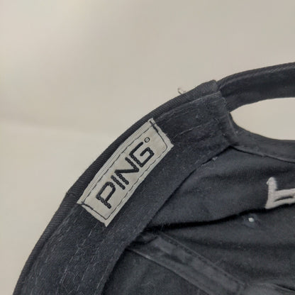 Ping Tisi Driver Slideback Hat Black OSFA Embroidered Adjustable Outdoor