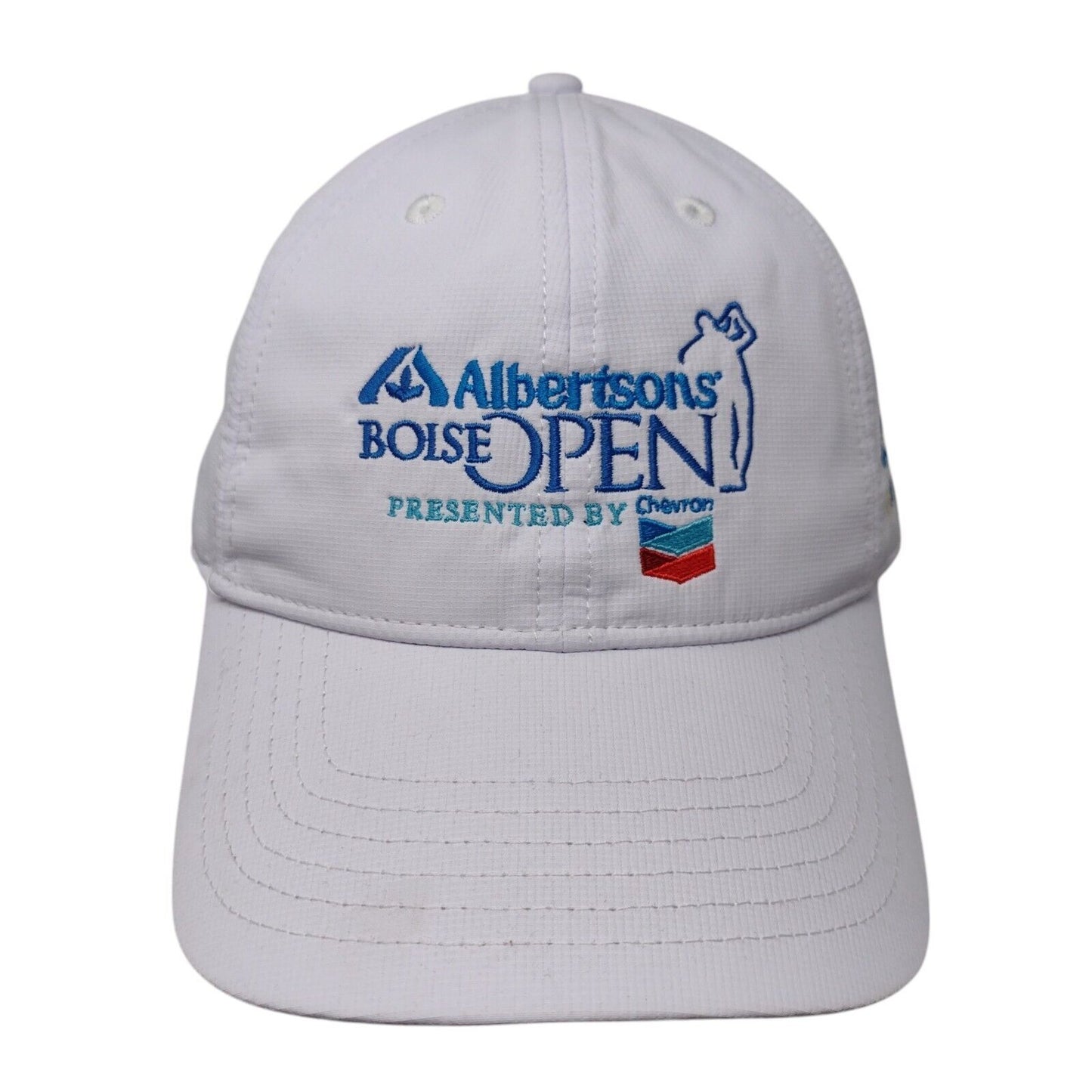 Albertson's Boise Open Presented by Chevron Slideback Hat White One Size 6 Panel
