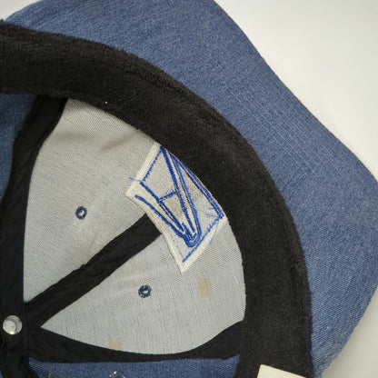 US United States Uniform Company Snapback Blue M USPS Logo Denim Hat USA Vintage