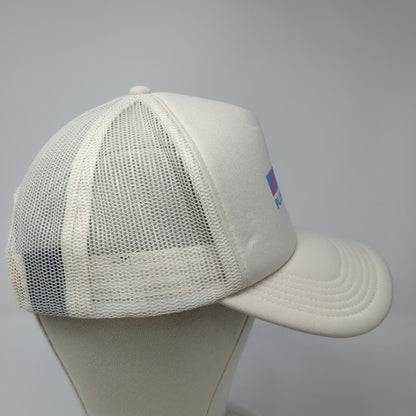 AS Colour Trucker Hat Beige One Size Mesh Back Foam Front Plunge Club Snapback