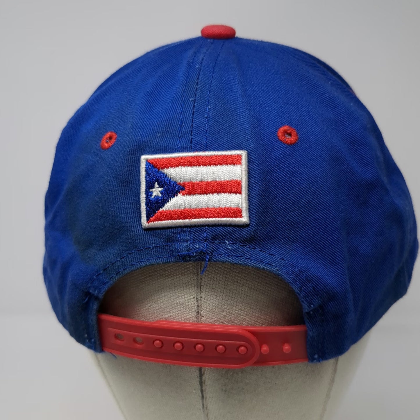 Premium Headwear Snapback Blue Red White One Size Puerto Rico Flag Graphic Hat
