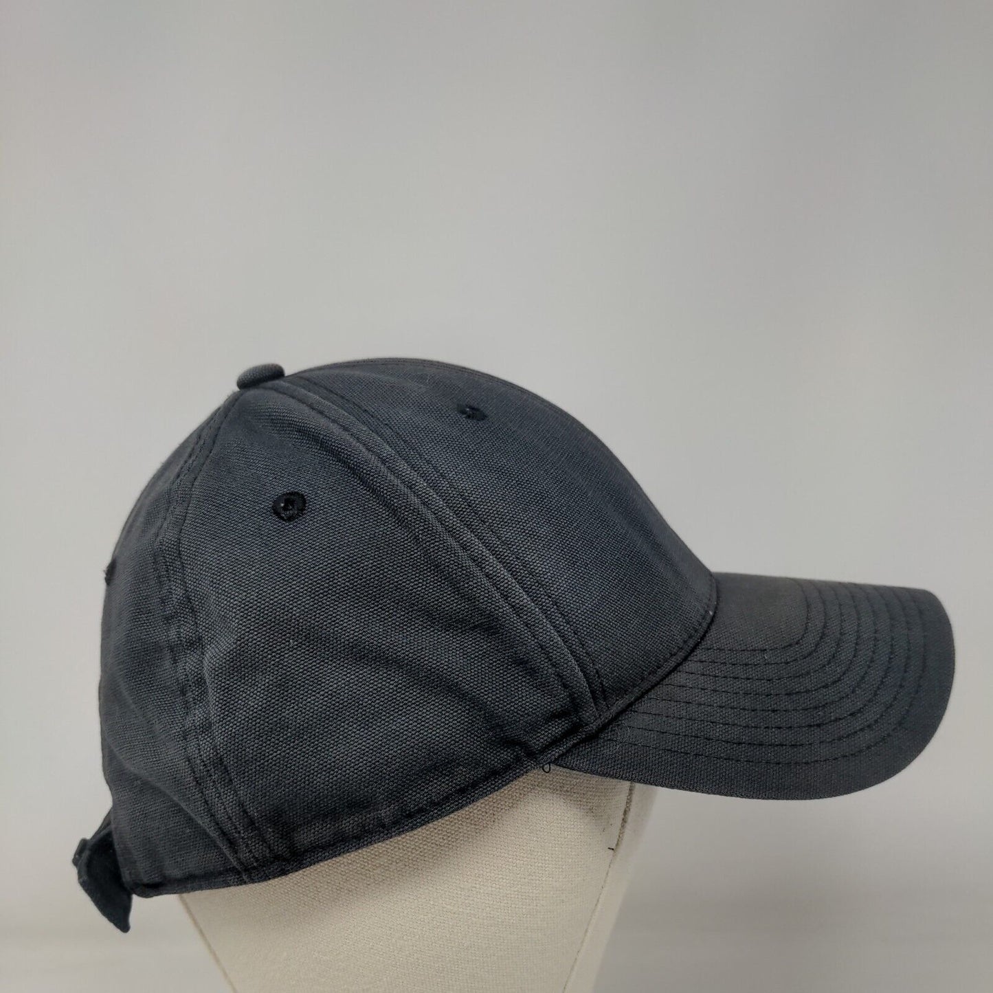 Nike Slideback Hat Blue One Size Adjustable Solid 6 Panel Vent Holes