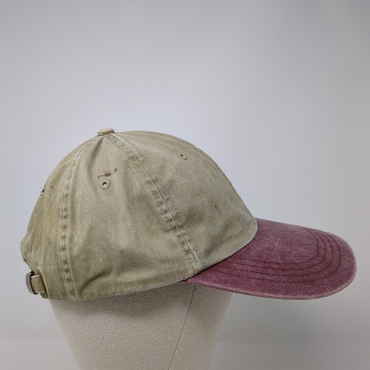 Cotton Deluxe Slideback Hat Multicolor OS Adjustable 6 Panel Colorblock Blank
