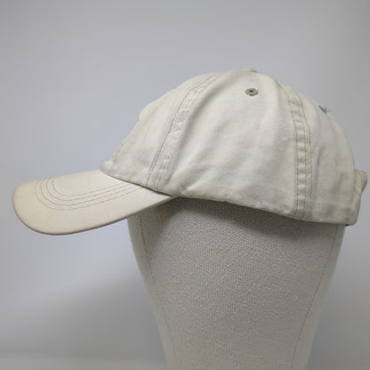 The Shirt Company Baseball Cap Beige Blue Green One Size Leather Strapback Hat