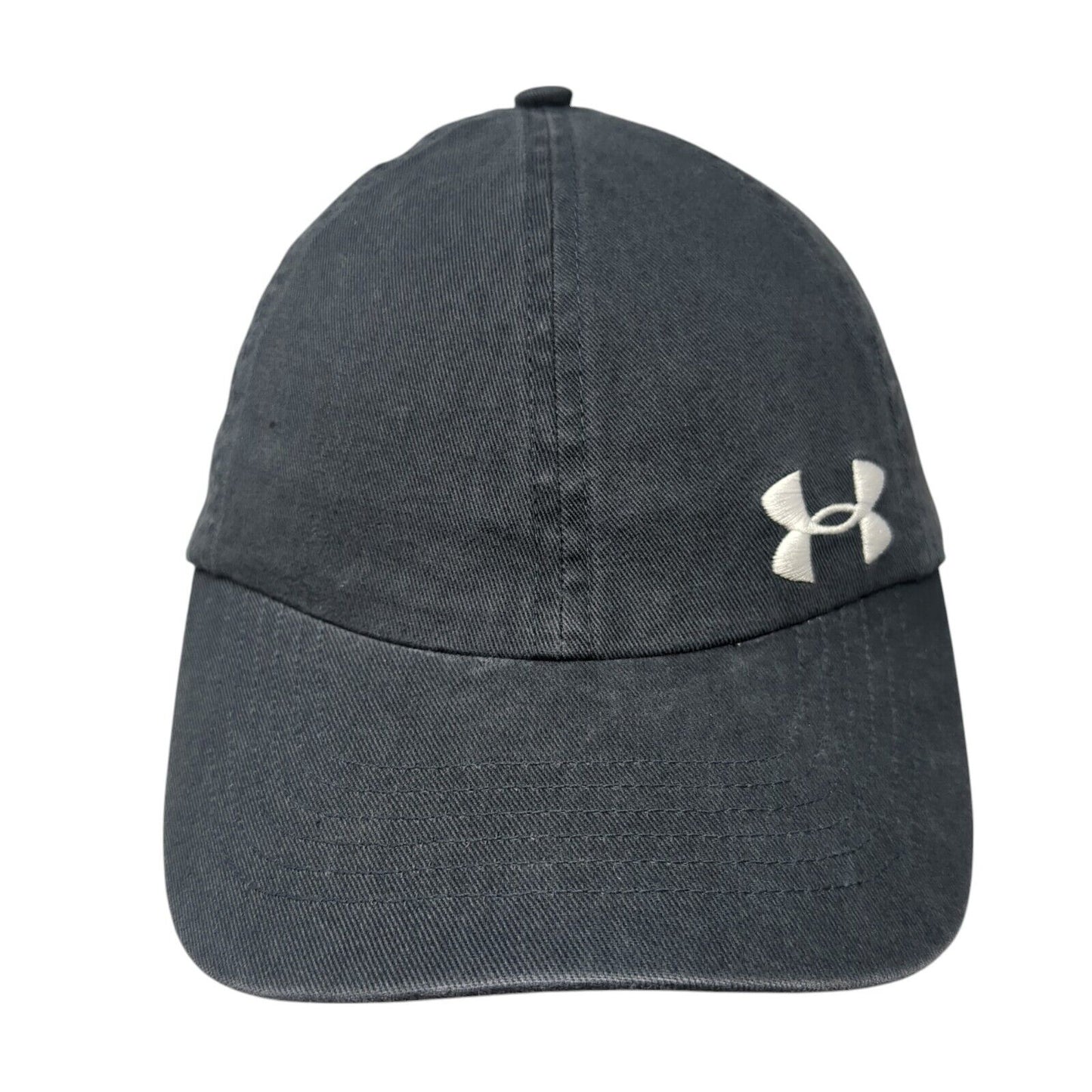 Under Armour Women's Slideback Hat Gray One Size Adjustable Embroidered