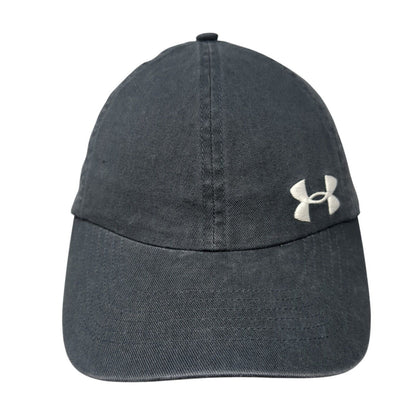 Under Armour Women's Slideback Hat Gray One Size Adjustable Embroidered