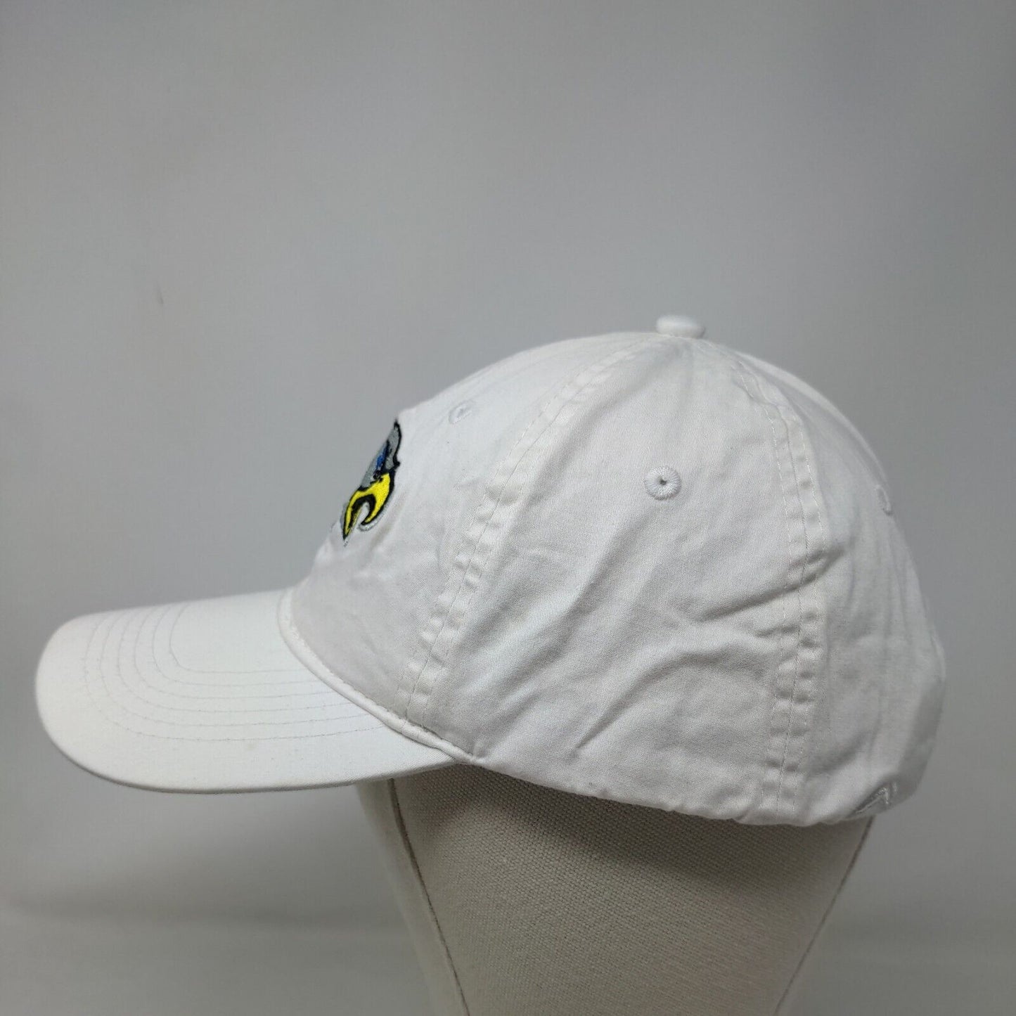 Pacific Headwear Men's Slideback Hat White OSFA Hubbard Eagles Embroidered Logo