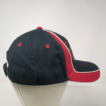 Otto Baseball Cap Black Red One Size Peatland Reds Trail MN Potato Mascot Hat