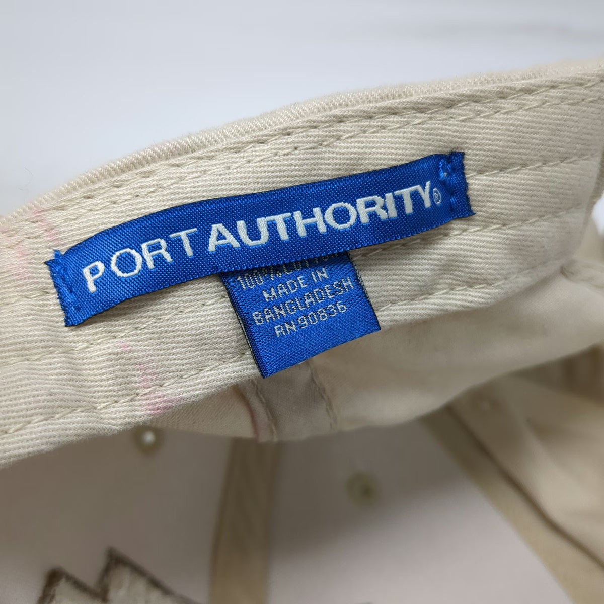 Port Authority Baseball Cap Beige One Size Country Natural Beef Hat Strapback