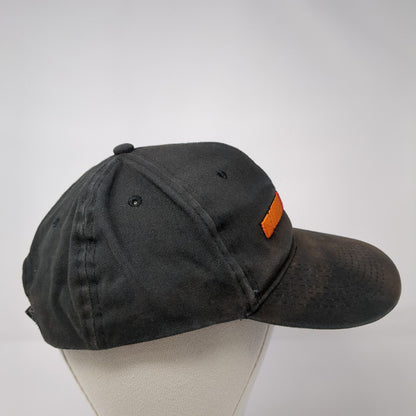 AutoZone Strapback Hat Black One Size Adjustable Embroidered Vented Holes