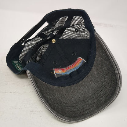 Legacy Trucker Hat Gray One Size Jackson Hole Mountain Sunset Mesh Snapback
