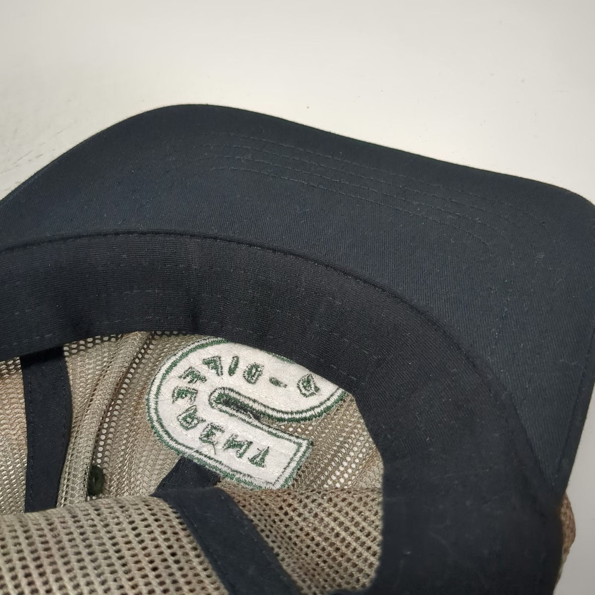 Stance Trucker Hat Green Black One Size Camo Mesh Stitched S Logo Different