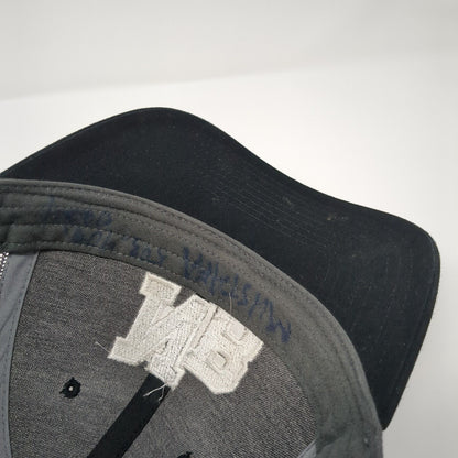 NB Snapback Mesh Back Trucker Hat Black Small Embroidered Adjustable