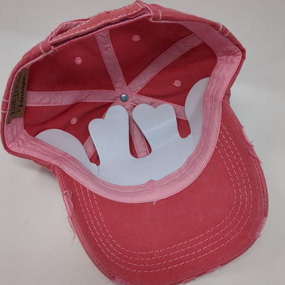 I Need A Huge Margarita Strapback Hat Pink One Size KB ETHOS Vintage