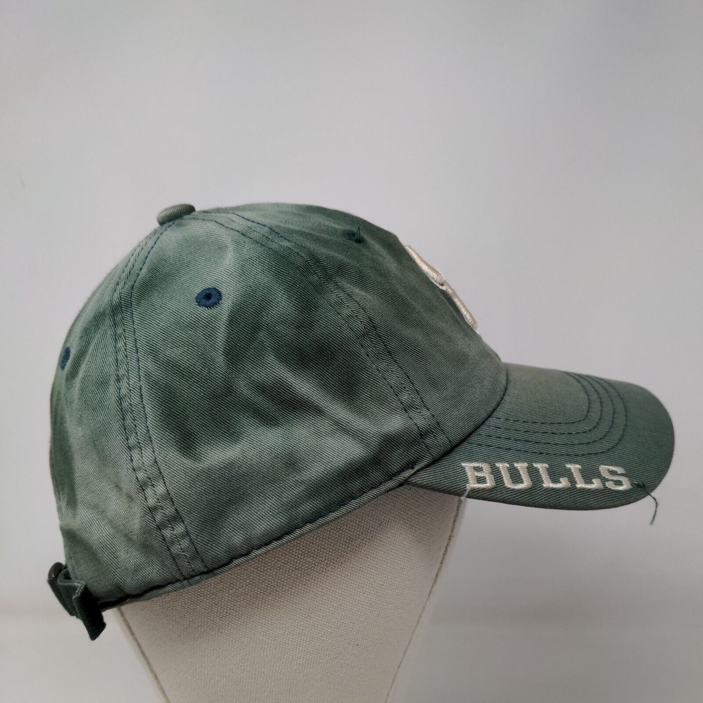 Russell Athletic Men's Slideback Hat Green USF South Florida Bulls Logo