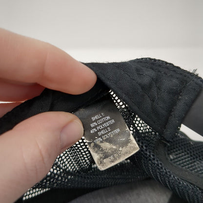 Kershaw Curb & Gutter Snapback Trucker Hat Black OS Adjustable Mesh Richardson