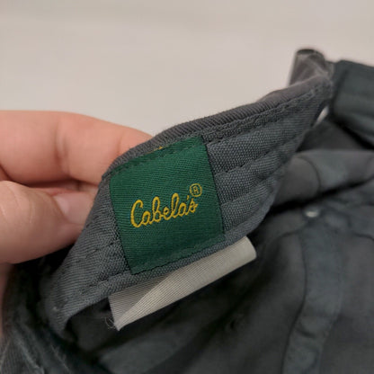 Cabela's Club Slideback Hat Gray One Size Adjustable Embroidered Vented Holes