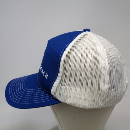 Port Authority Trucker Hat Blue One Size Idaho Beach Volleyball Snapback