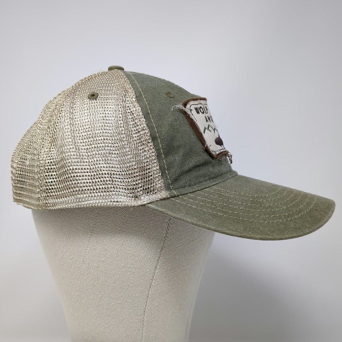 Ouray Trucker Hat Green One Size Mesh Montana Wolf Creek Angler Fish Patch Cap