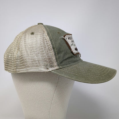 Ouray Trucker Hat Green One Size Mesh Montana Wolf Creek Angler Fish Patch Cap