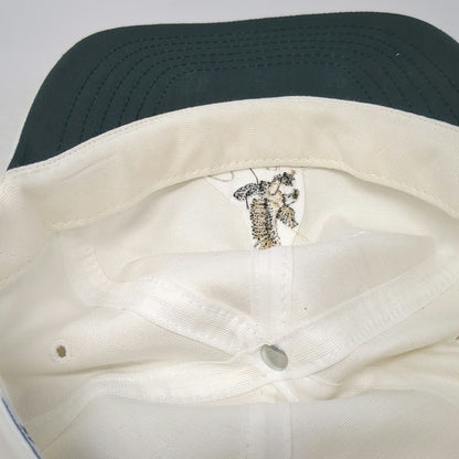 Texace Cap White OSFM Johnny Miller Eagle Signature Golf Hat Vintage Made In USA