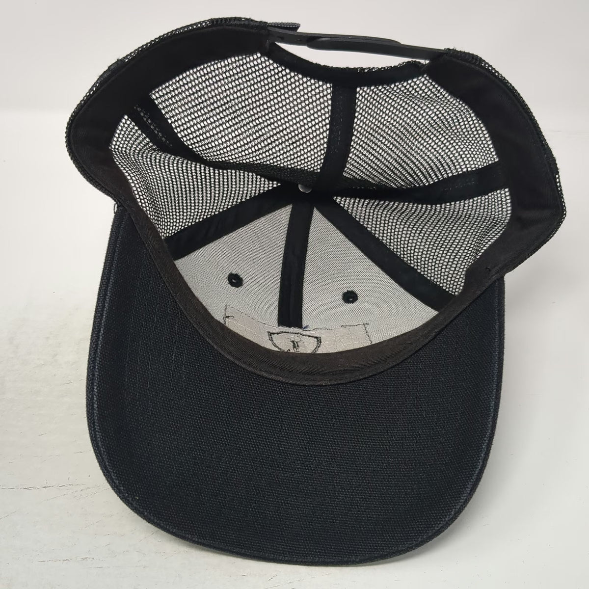 Adrenaline Lacrosse Trucker Hat Black Blue Red White One Size Mesh Snapback Logo