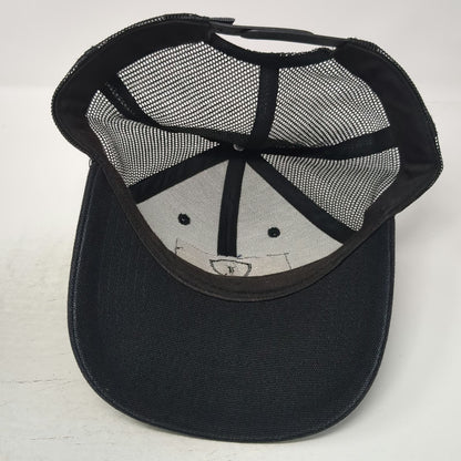 Adrenaline Lacrosse Trucker Hat Black Blue Red White One Size Mesh Snapback Logo