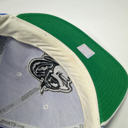 Zephyr Duke Blue Devils NCAA Snapback Hat One Size Acrylic Wool Green Underbrim