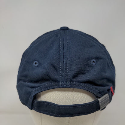 Tommy Hilfiger Slideback Hat Blue One Size Adjustable Embroidered 6 Panel