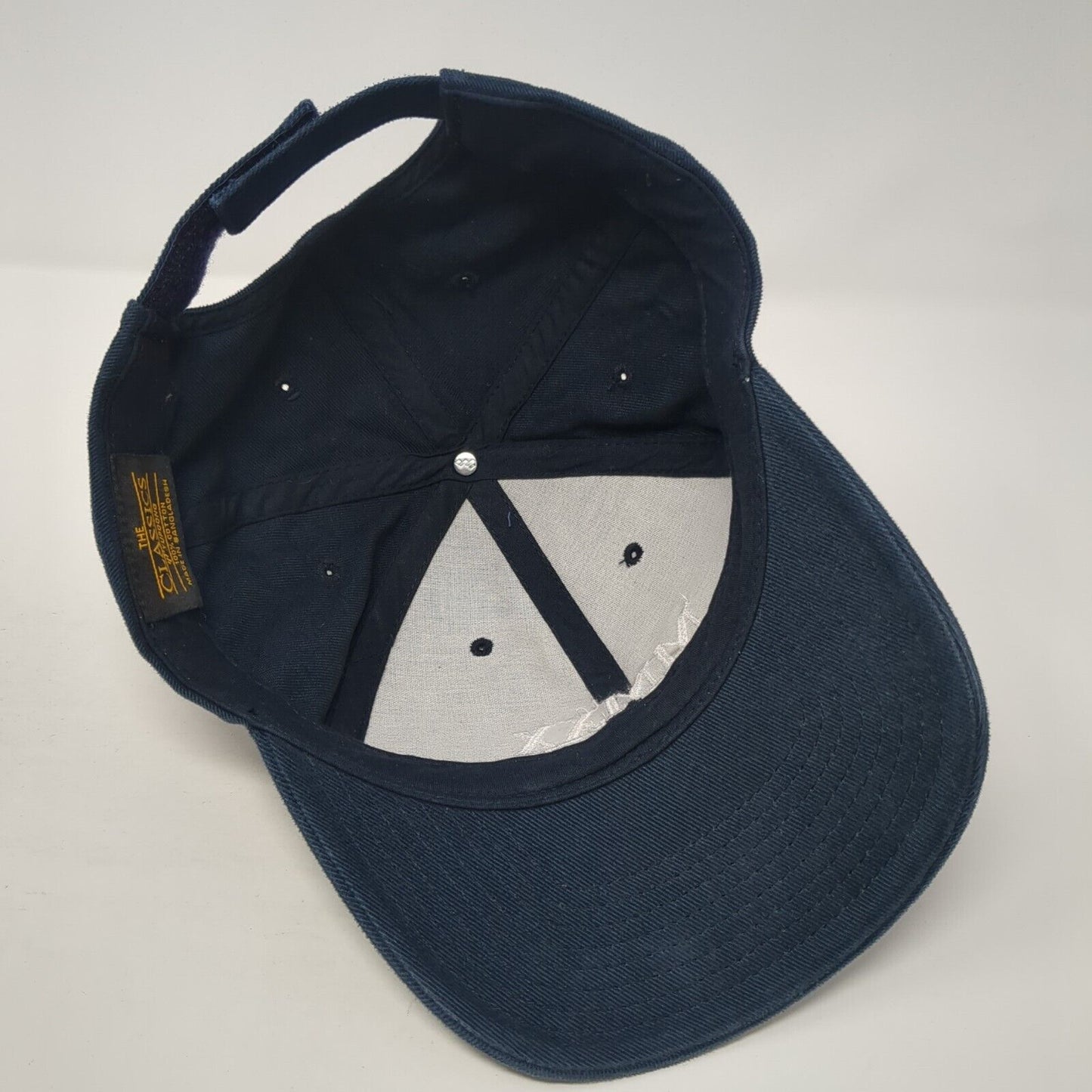 MMXX Strapback Baseball Cap Blue OS Adjustable Embroidered Classics Yupoong