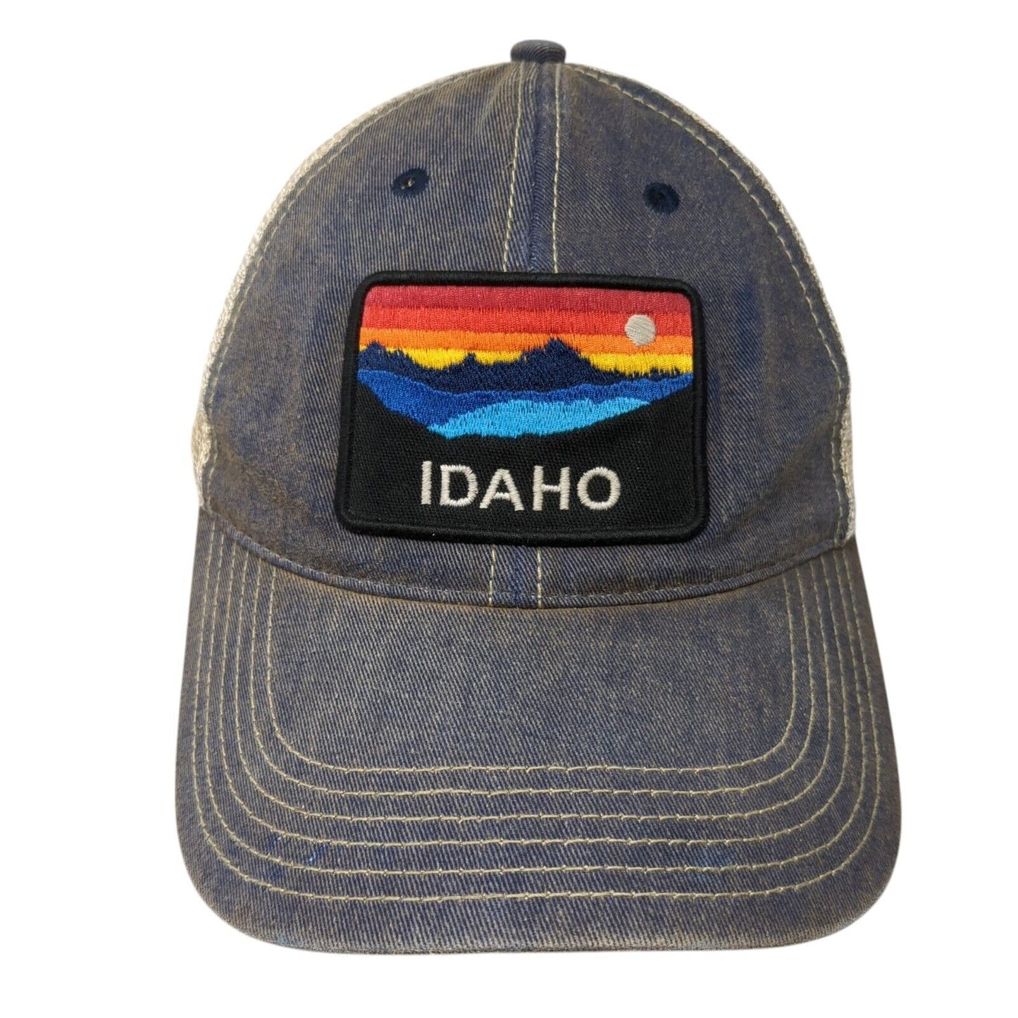 Idaho Snapback Trucker Hat Multicolor OS Adjustable Embroidered Mesh Back Legacy