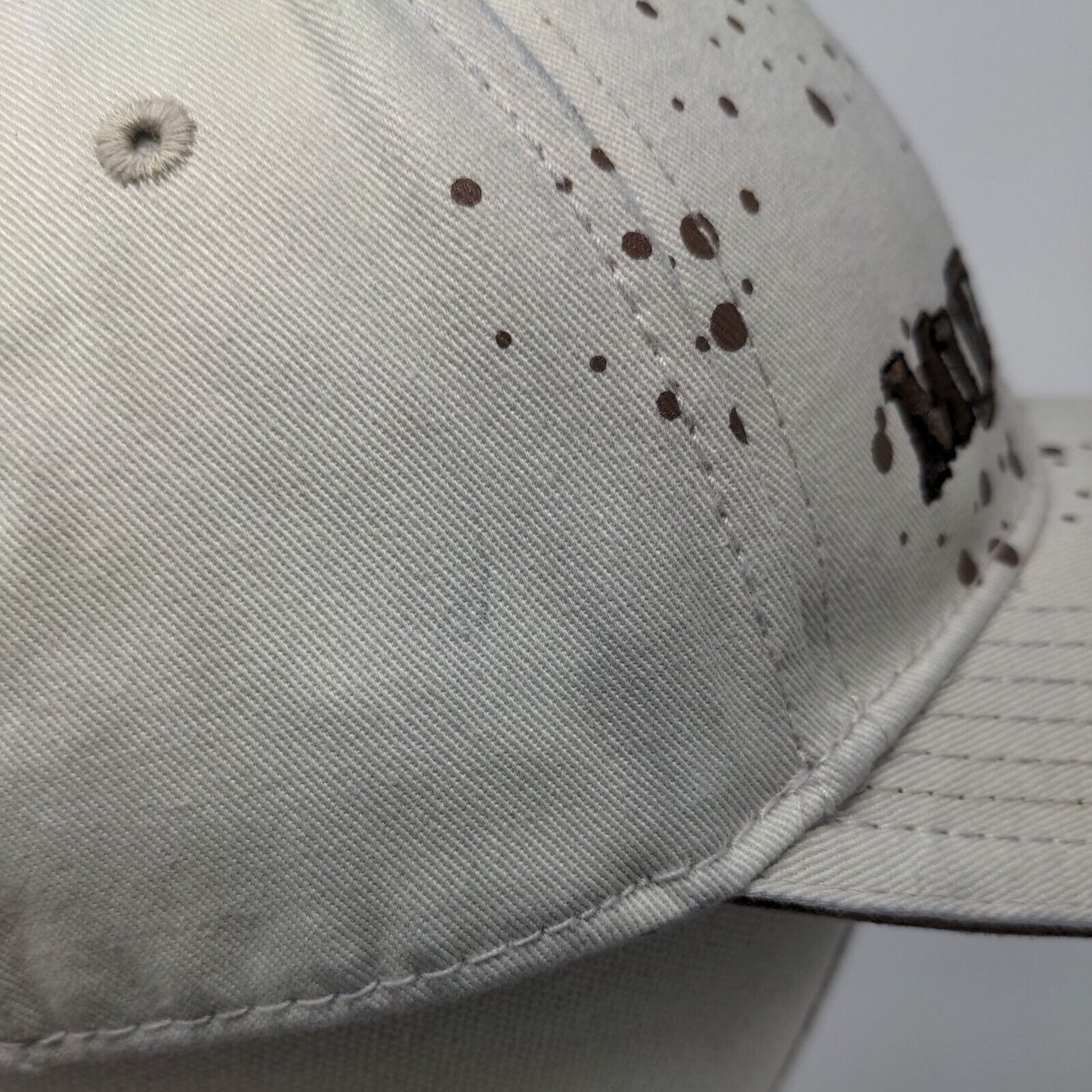 Mudslinger Slideback Hat Tan OSFA Adjustable Embroidered 6 Panel Jeep Workwear
