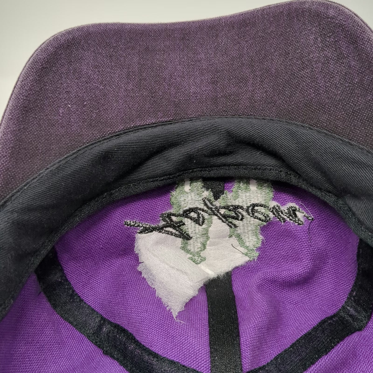 Purple Aspen Horse Rider Embroidery Cotton Strapback One Size Baseball Cap Hat