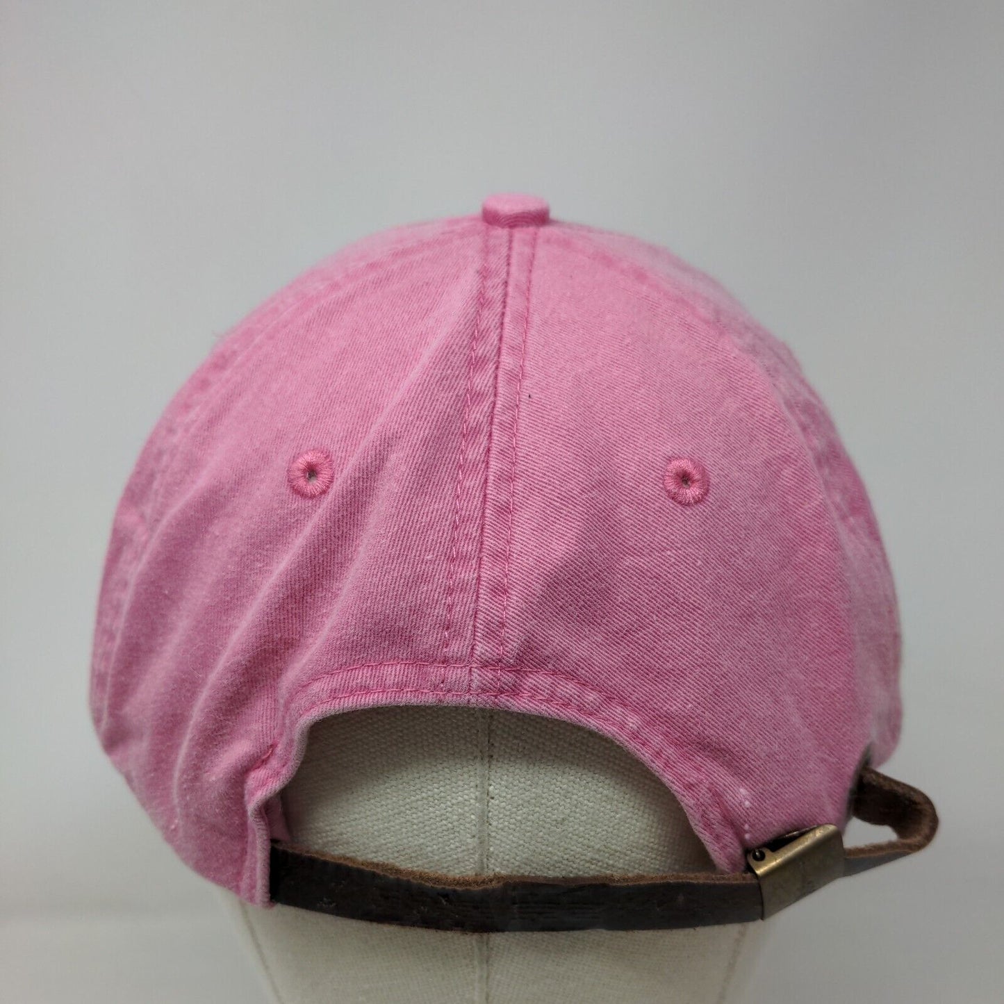 Lewis Clark Slideback Hat Pink One Size Adjustable Embroidered 6 Panel Adams