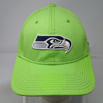 New Era 39THIRTY Seattle Seahawks NFL Hat Green L Stretch Fit Curved Bill Logo