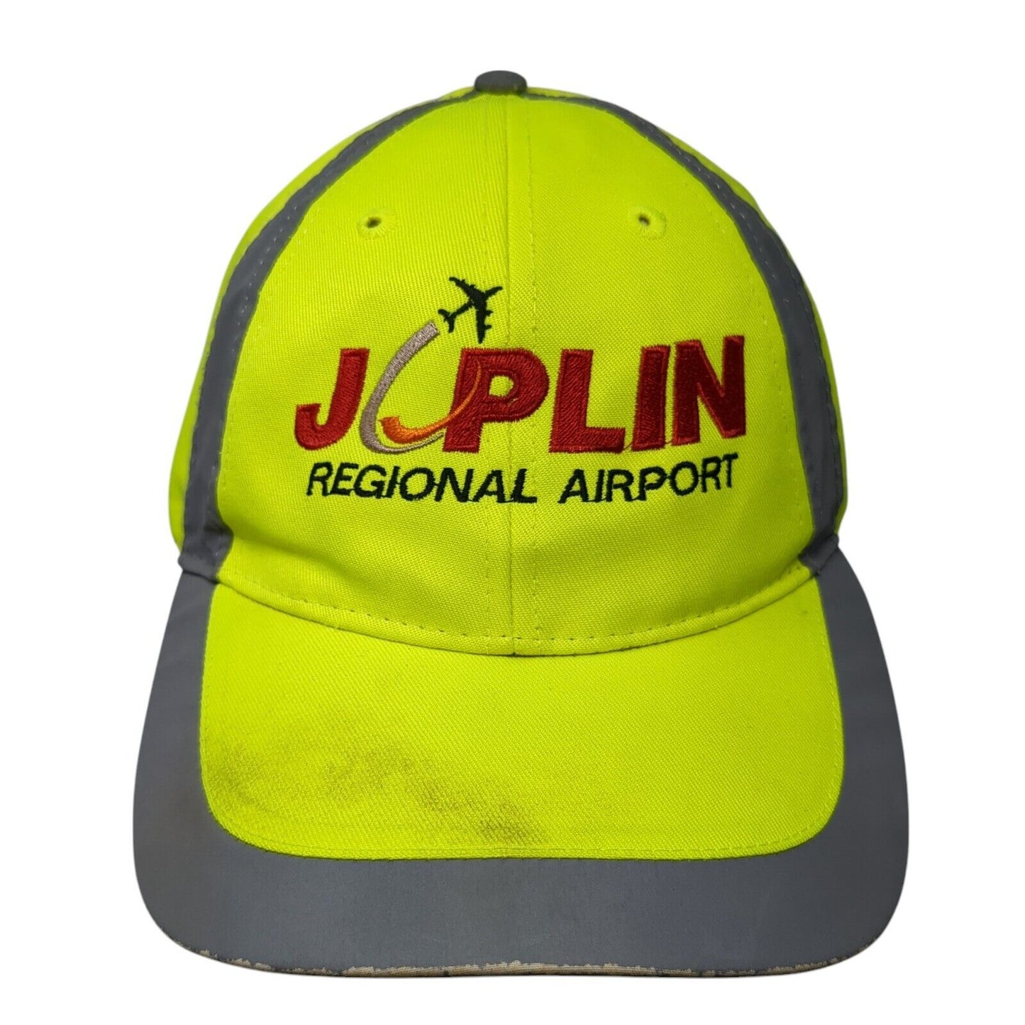 Joplin Regional Airport Strapback Hat Green One Size Adjustable Adams