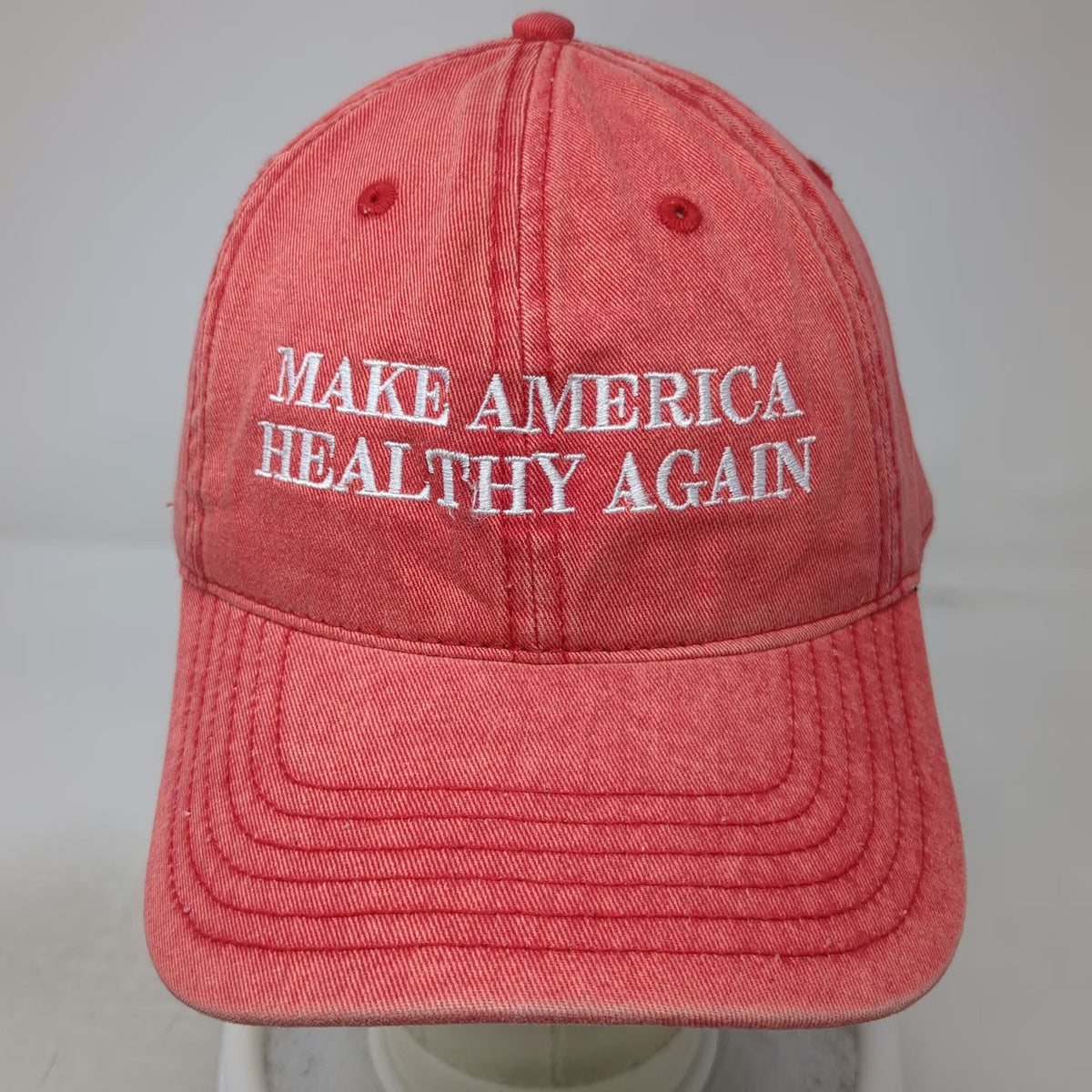 Otto Baseball Cap Red One Size Make America Healthy Again Kennedy Slideback Hat