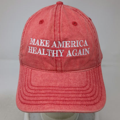 Otto Baseball Cap Red One Size Make America Healthy Again Kennedy Slideback Hat