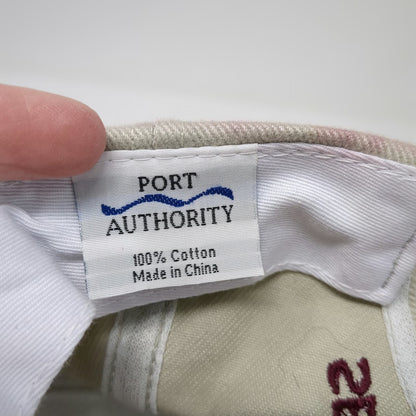 Port Authority Baseball Cap Gray Red One Size Sundance Ag Inc Slideback Hat 42