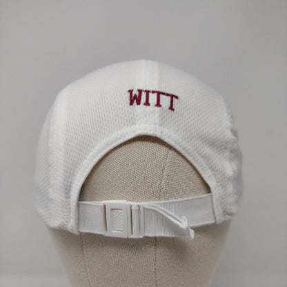 Headsweats Slideback Hat White Episcopal Rowing Embroidered Logo Witt