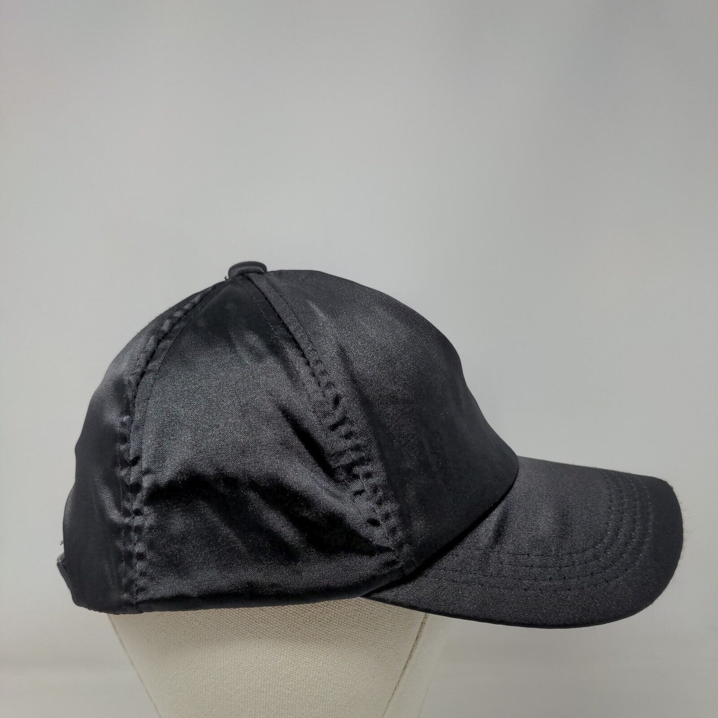Rampage Slideback Hat Black One Size Adjustable Solid Blank