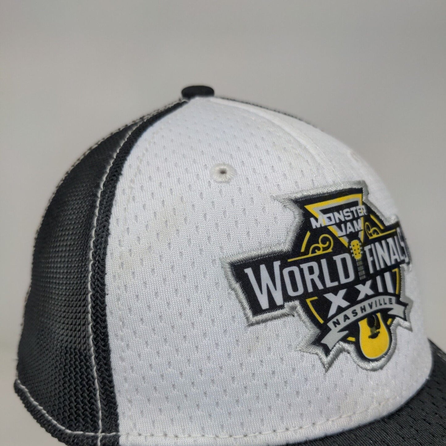 Monster Jam World Finals XXII Nashville Snapback Hat Black OSFM Mesh Back