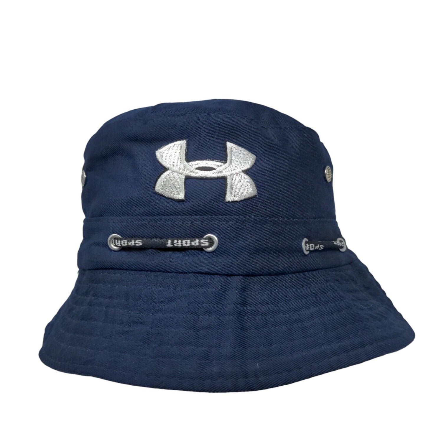 Under Armour Bucket Hat Blue One Size Adjustable Vent Holes Breathable