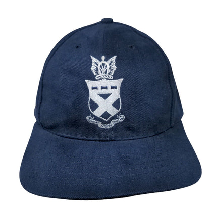 Johnstone Slideback Hat Blue One Size Embroidered Logo American Needle