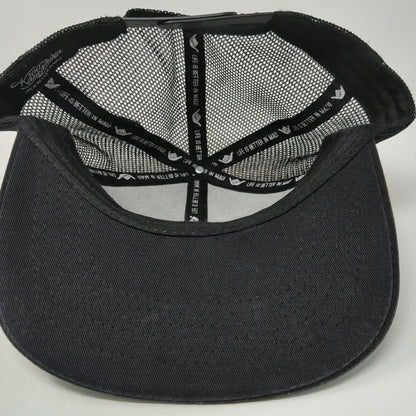 100% Kamaaina Trucker Hat Black One Size Maui Hawaii Islands 808 Mesh Snapback