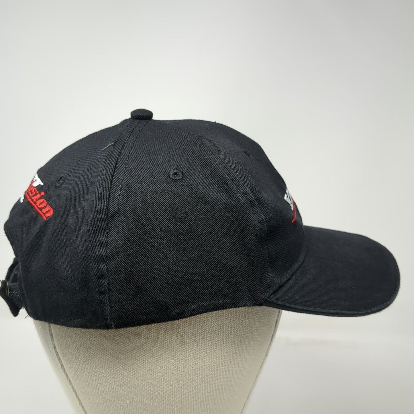 Yaesu System Fusion Baseball Cap Black Red White One Size Strapback Hat