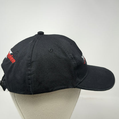 Yaesu System Fusion Baseball Cap Black Red White One Size Strapback Hat